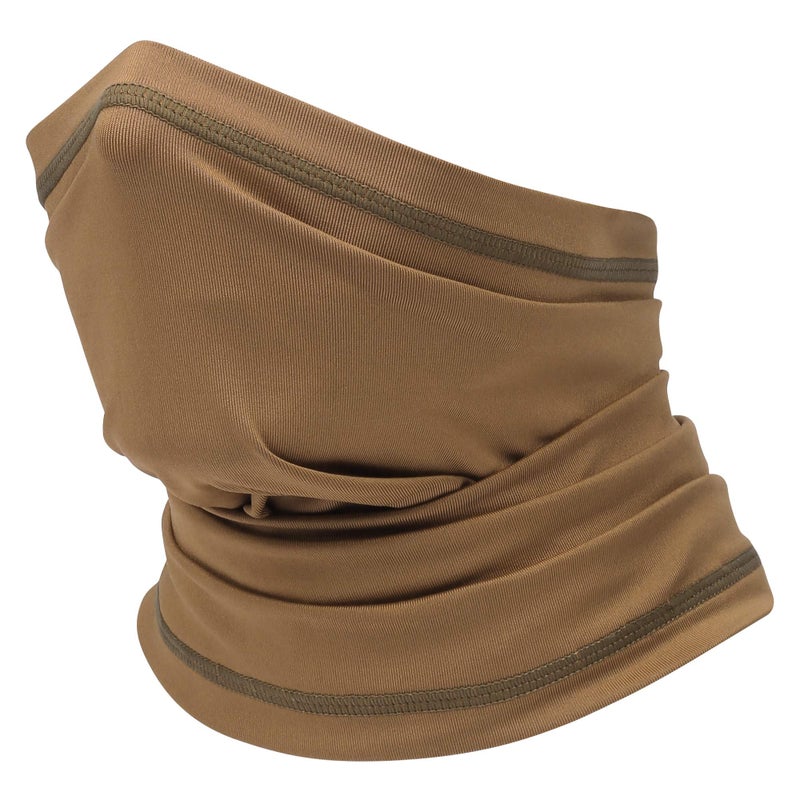 Atneato UV Protection Cooling Neck Gaiter Face Mask Scarf for Men - Windproof Neck Cover Bandana Neck Warmer Mask (Sand) - Image 2